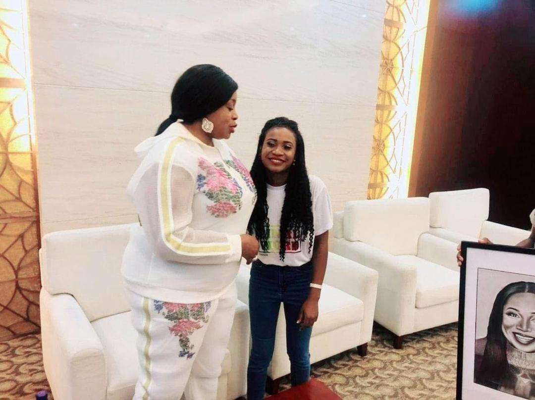 Tendai Makoni with Gospel artist Sinach